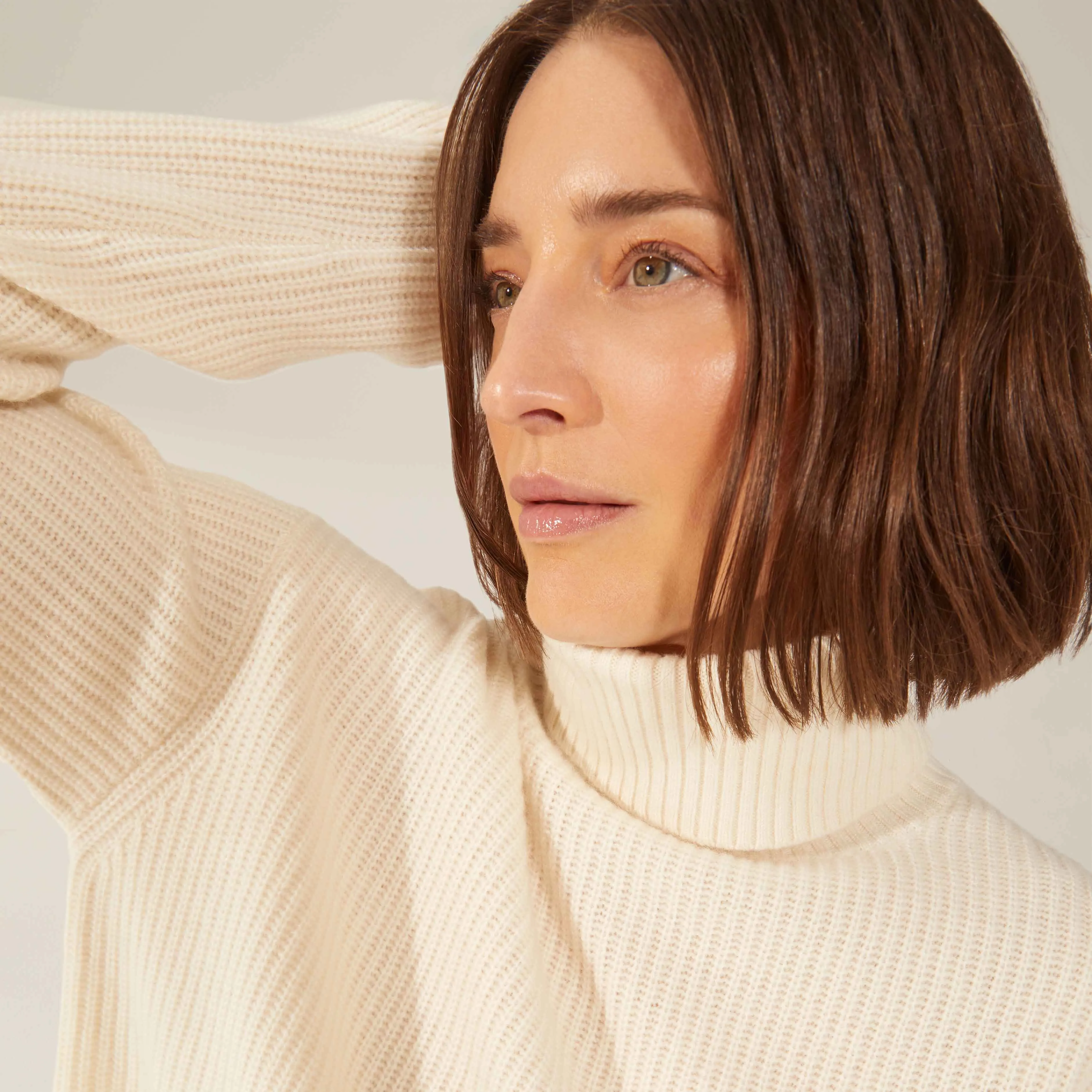 Ellie Chunky Cashmere Turtleneck