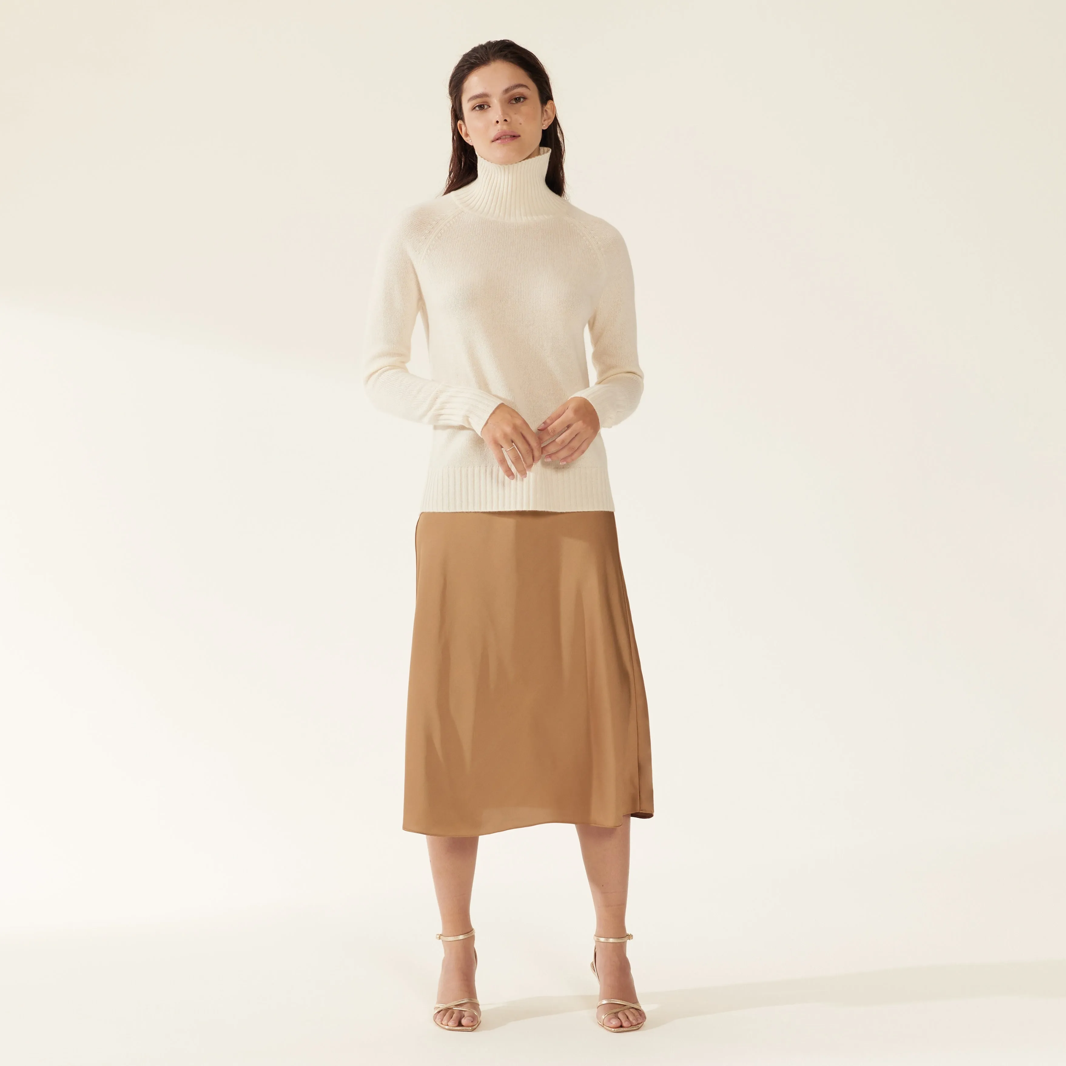 Emma Cashmere Relaxed Turtleneck Sweater