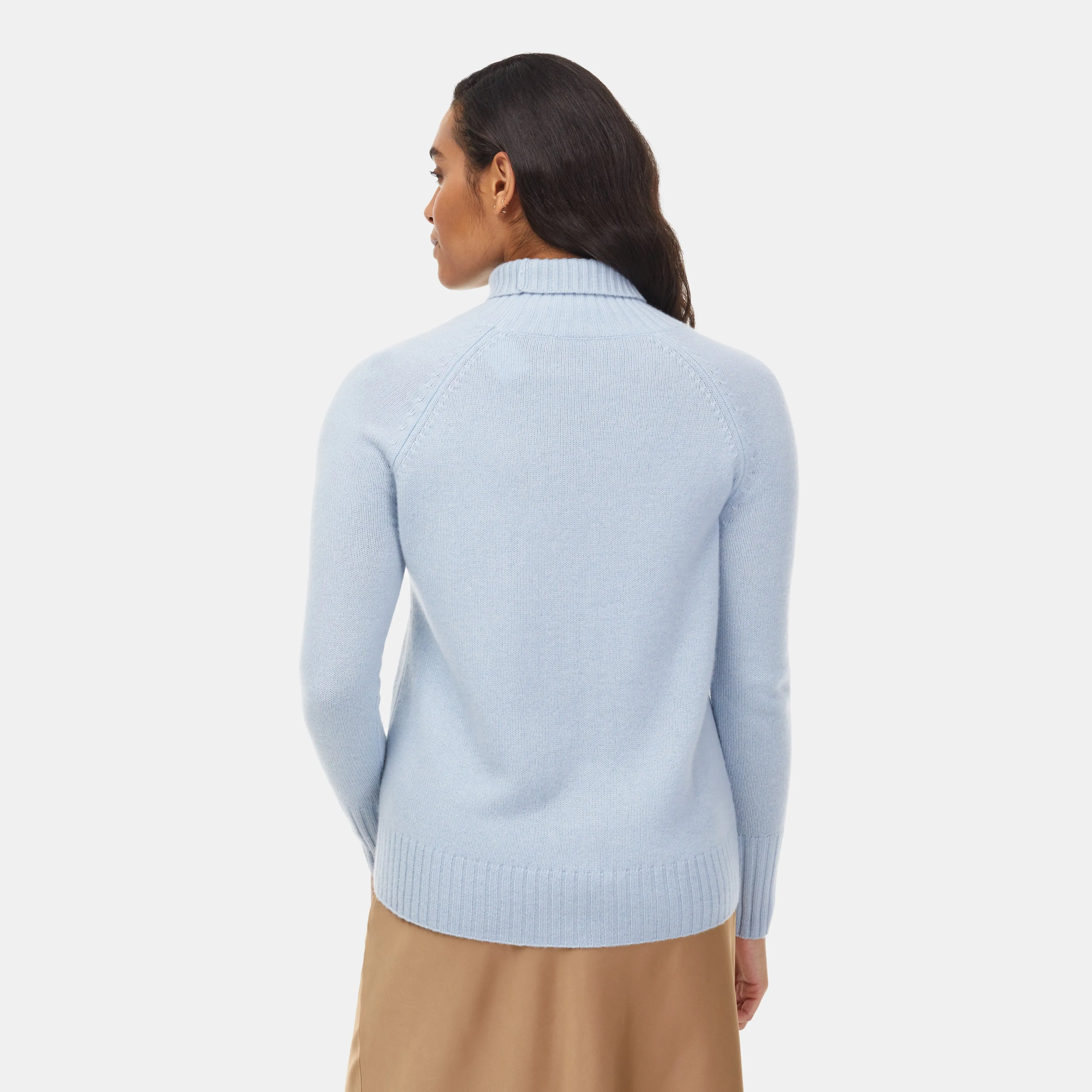 Emma Cashmere Relaxed Turtleneck Sweater