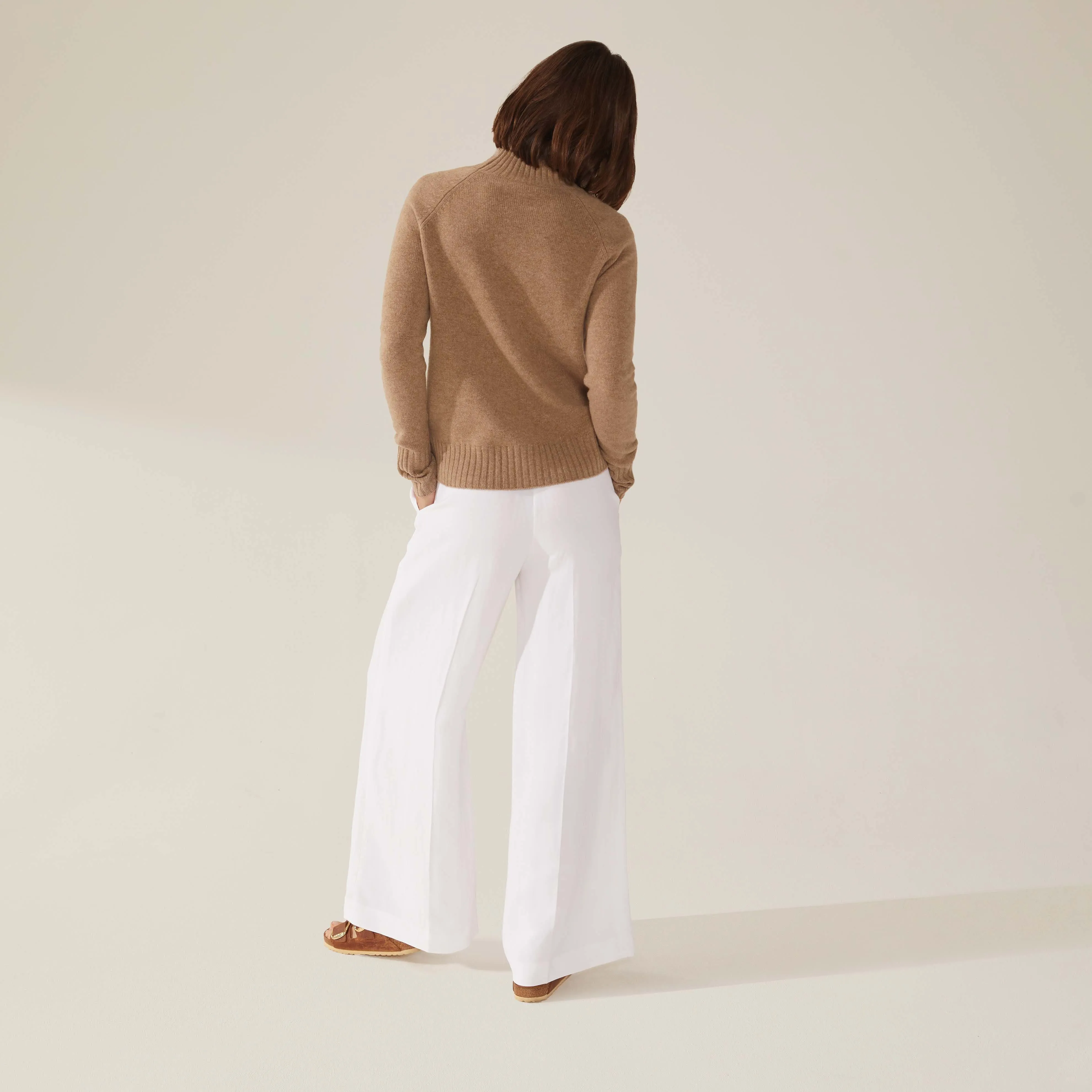 Emma Cashmere Relaxed Turtleneck Sweater