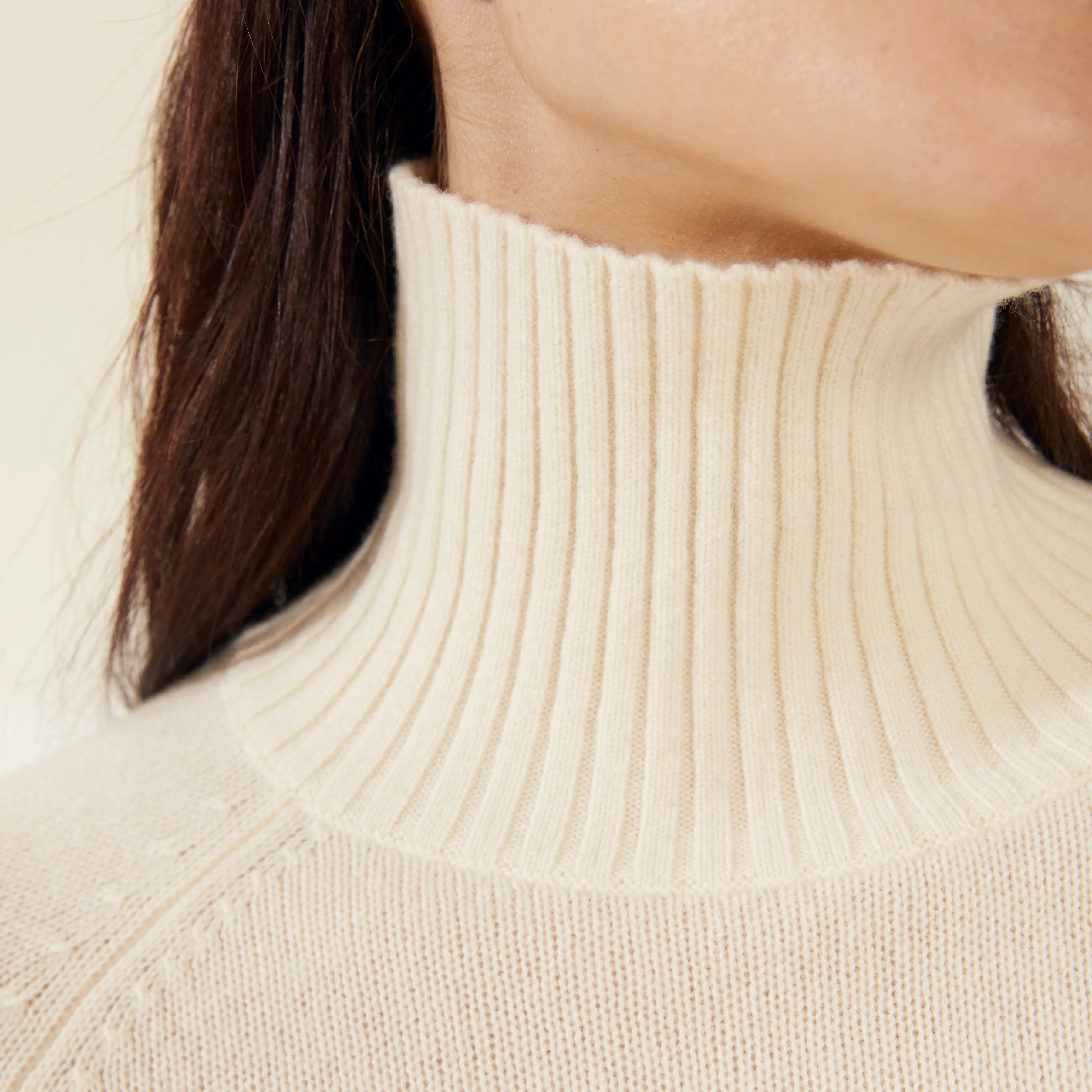 Emma Cashmere Relaxed Turtleneck Sweater