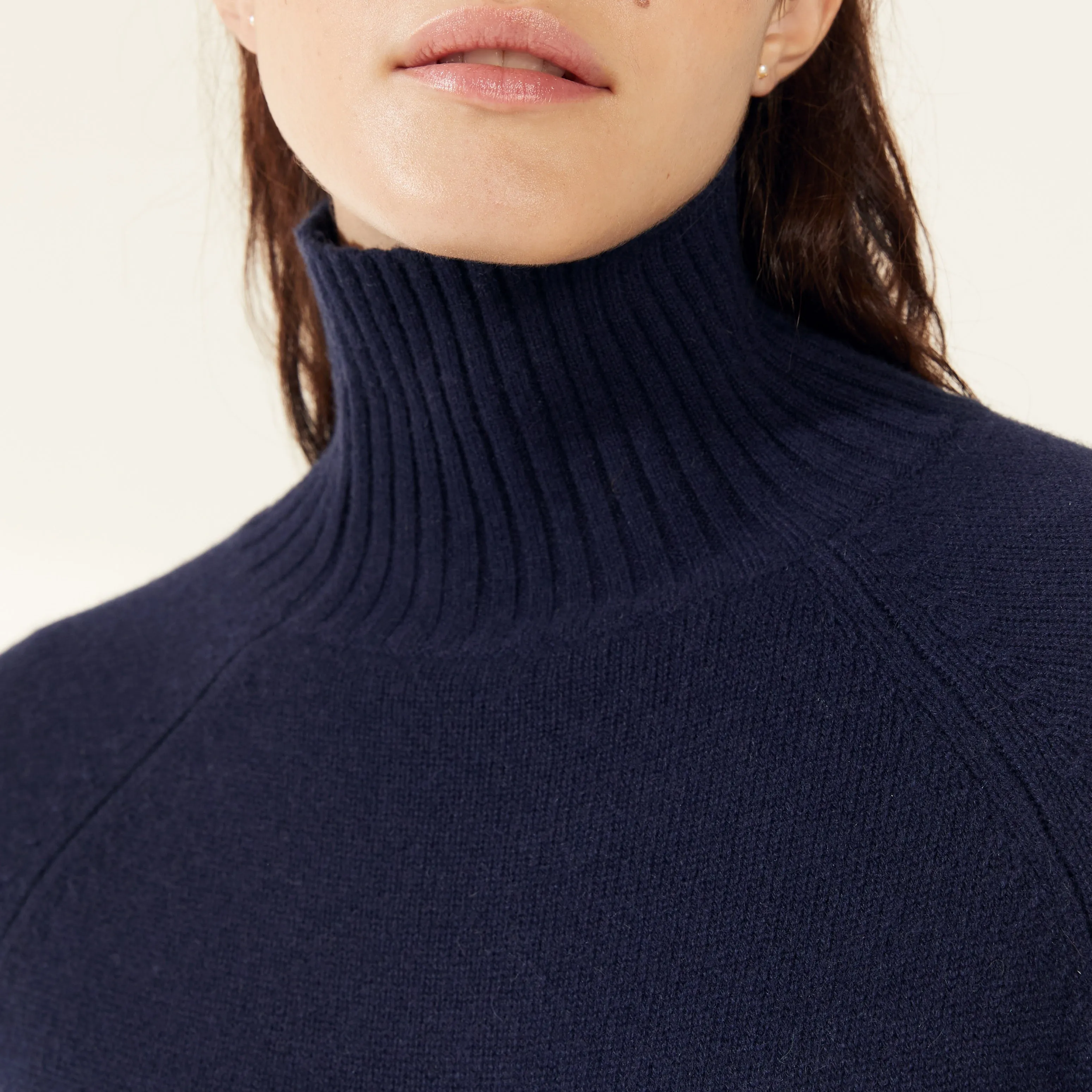 Emma Cashmere Relaxed Turtleneck Sweater