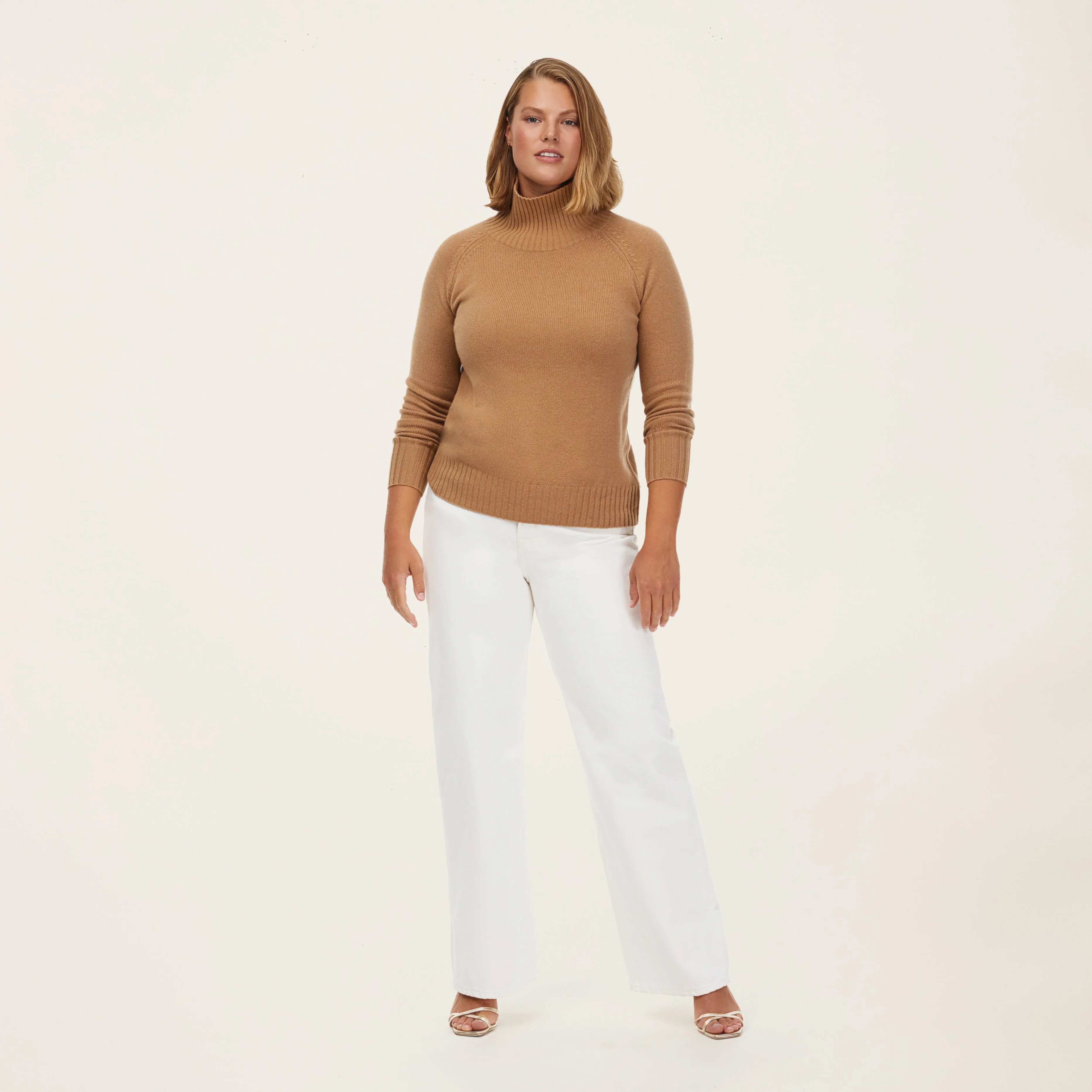 Emma Cashmere Relaxed Turtleneck Sweater