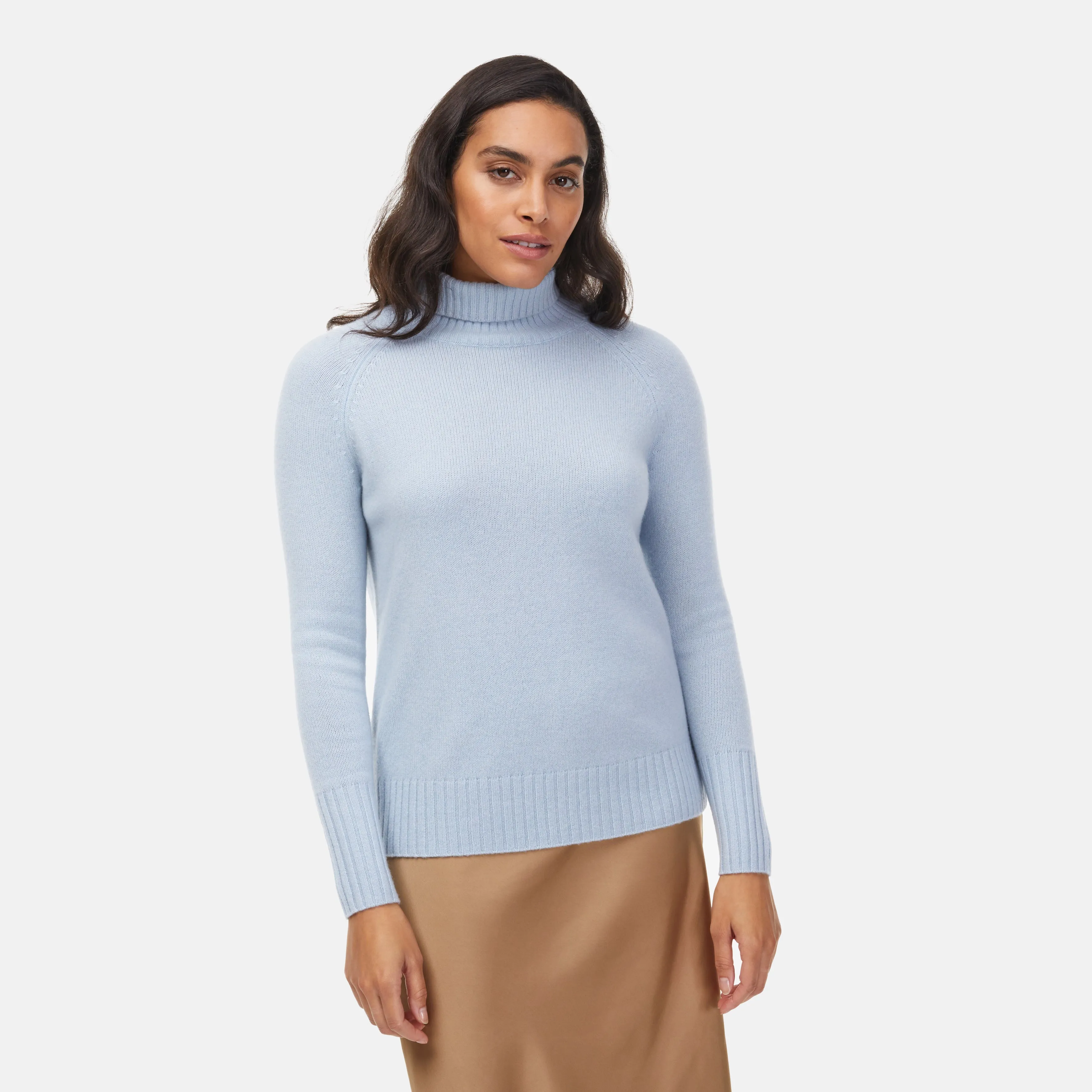 Emma Cashmere Relaxed Turtleneck Sweater