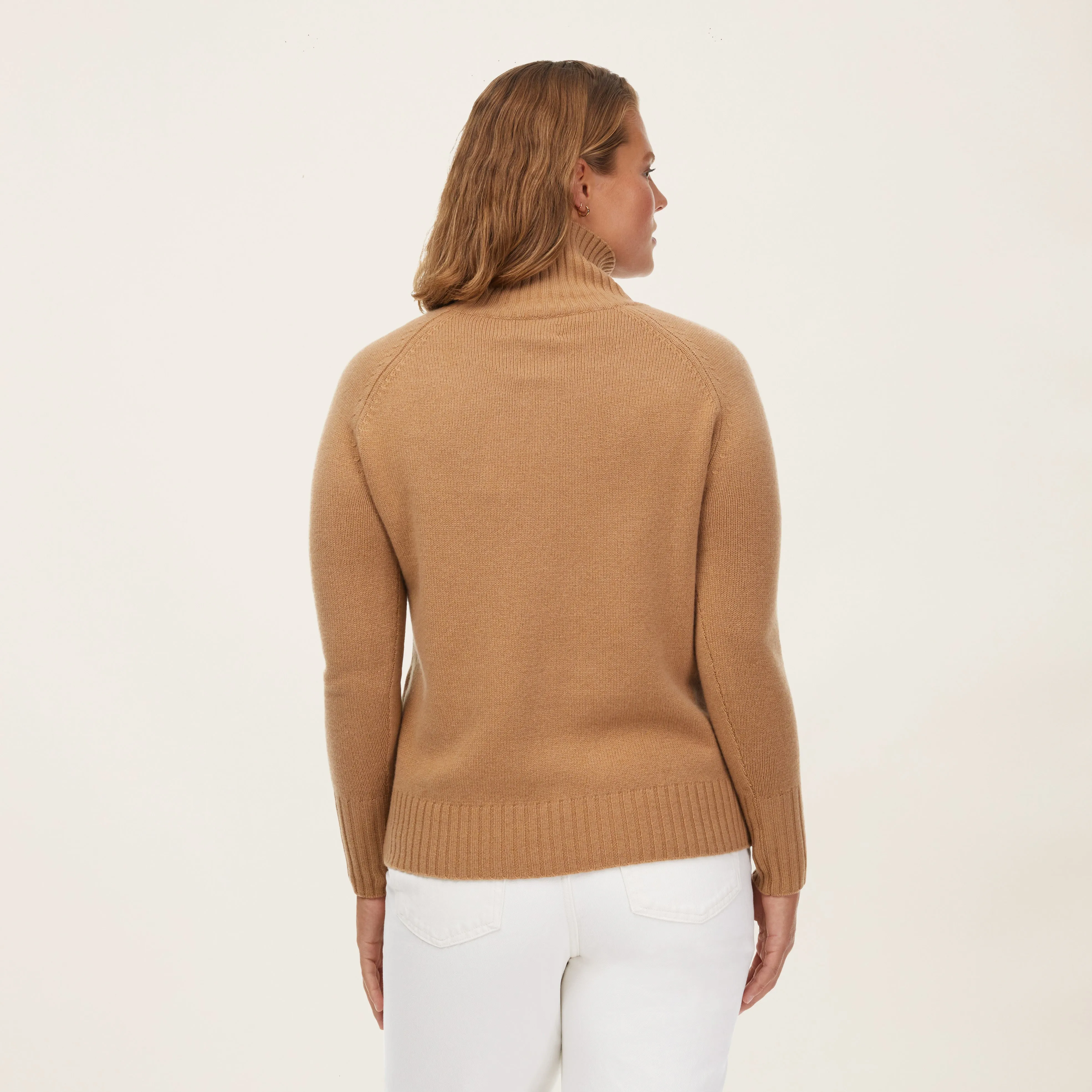 Emma Cashmere Relaxed Turtleneck Sweater