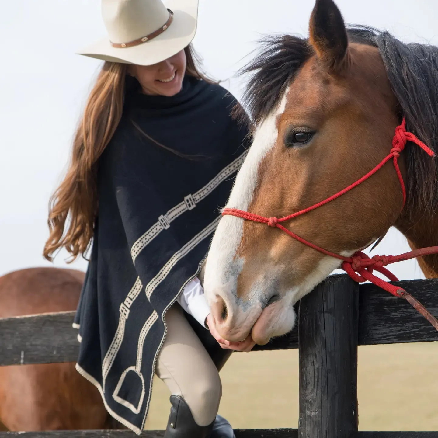 Equestrian Stirrup Poncho Made in the USA