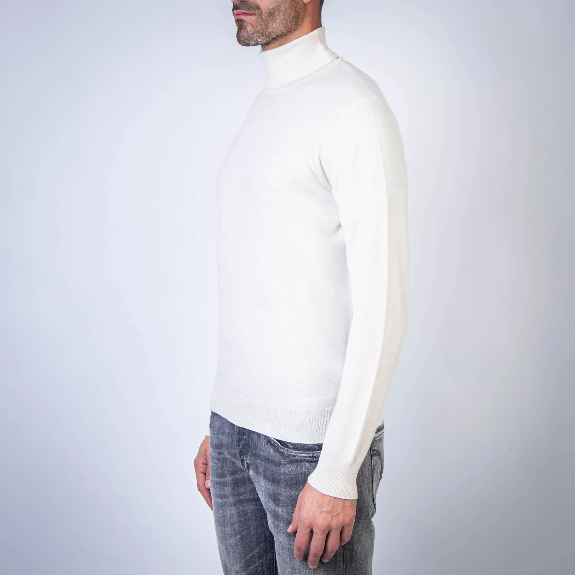 FILIPPO DE LAURENTIIS SWEATER DV1ML WC16R 020 CREAM