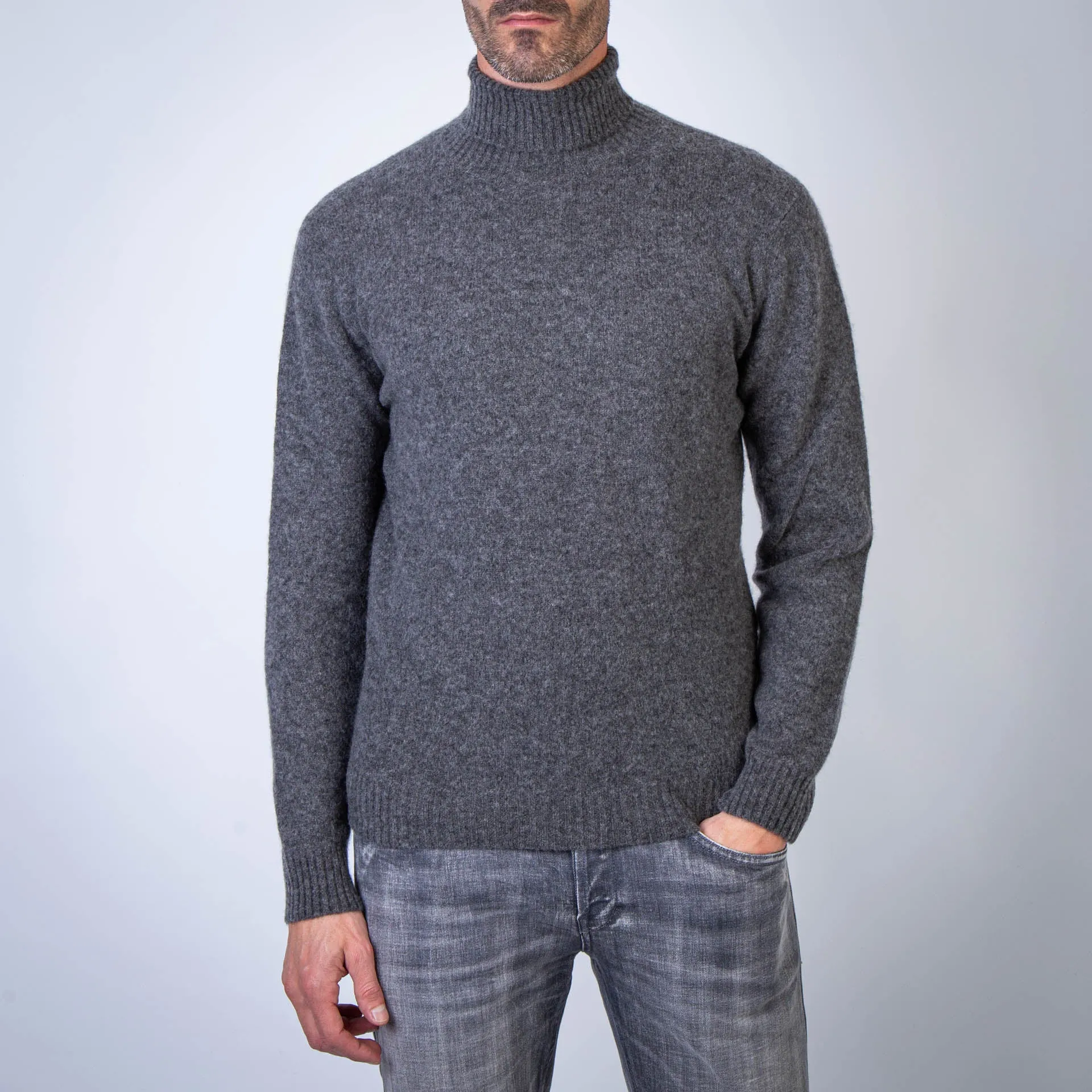 FILIPPO DE LAURENTIIS SWEATER DV3ML CS7RG 929 GREY