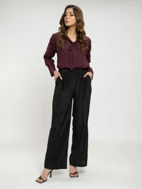 Flared Silk Pant