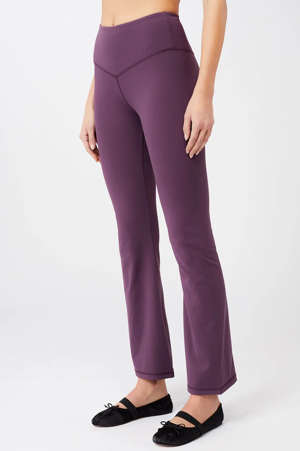 Flared Sports Pants (Purple Passion)