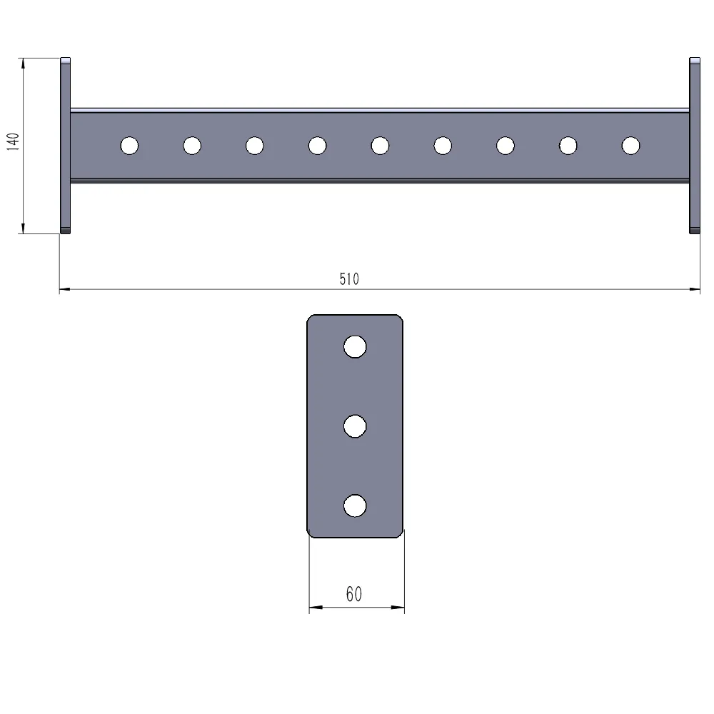 Force USA 2FT Cross Bar Lasercut