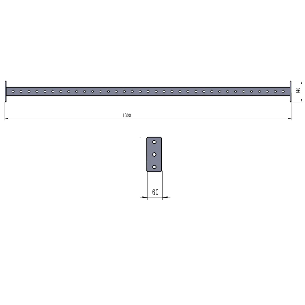 Force USA 6FT Cross Bar - Lasercut