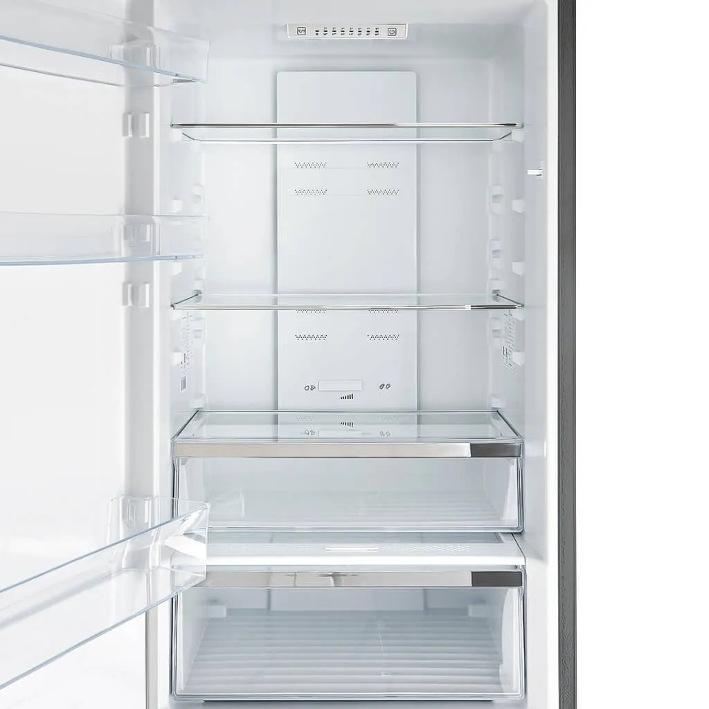 Forno Guardia 46.8"  Stainless 21.6 Cu. Ft. Bottom Mount Refrigerator FFFFD1778-48