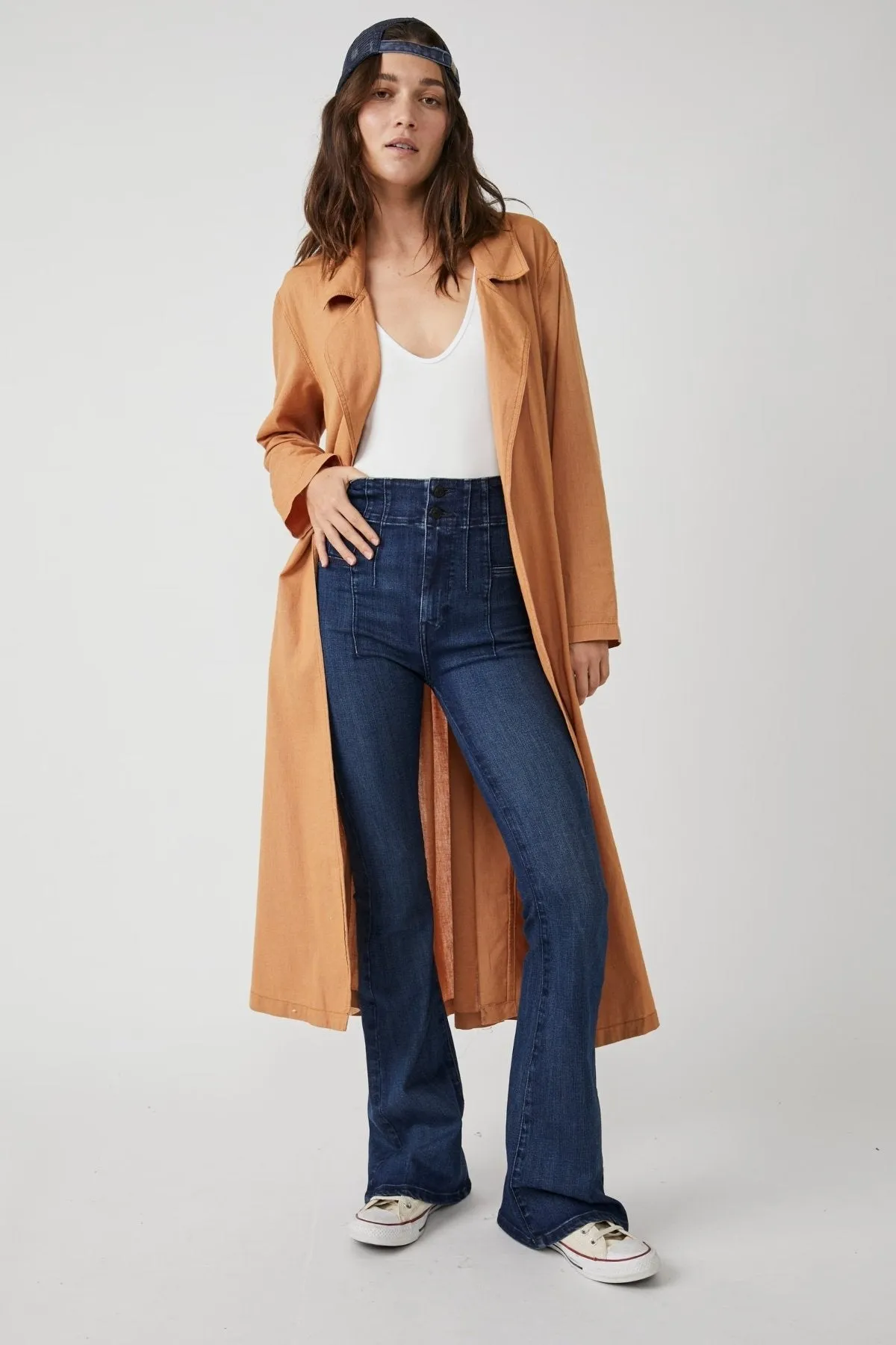 Free People Jayde Flare Denim Pants