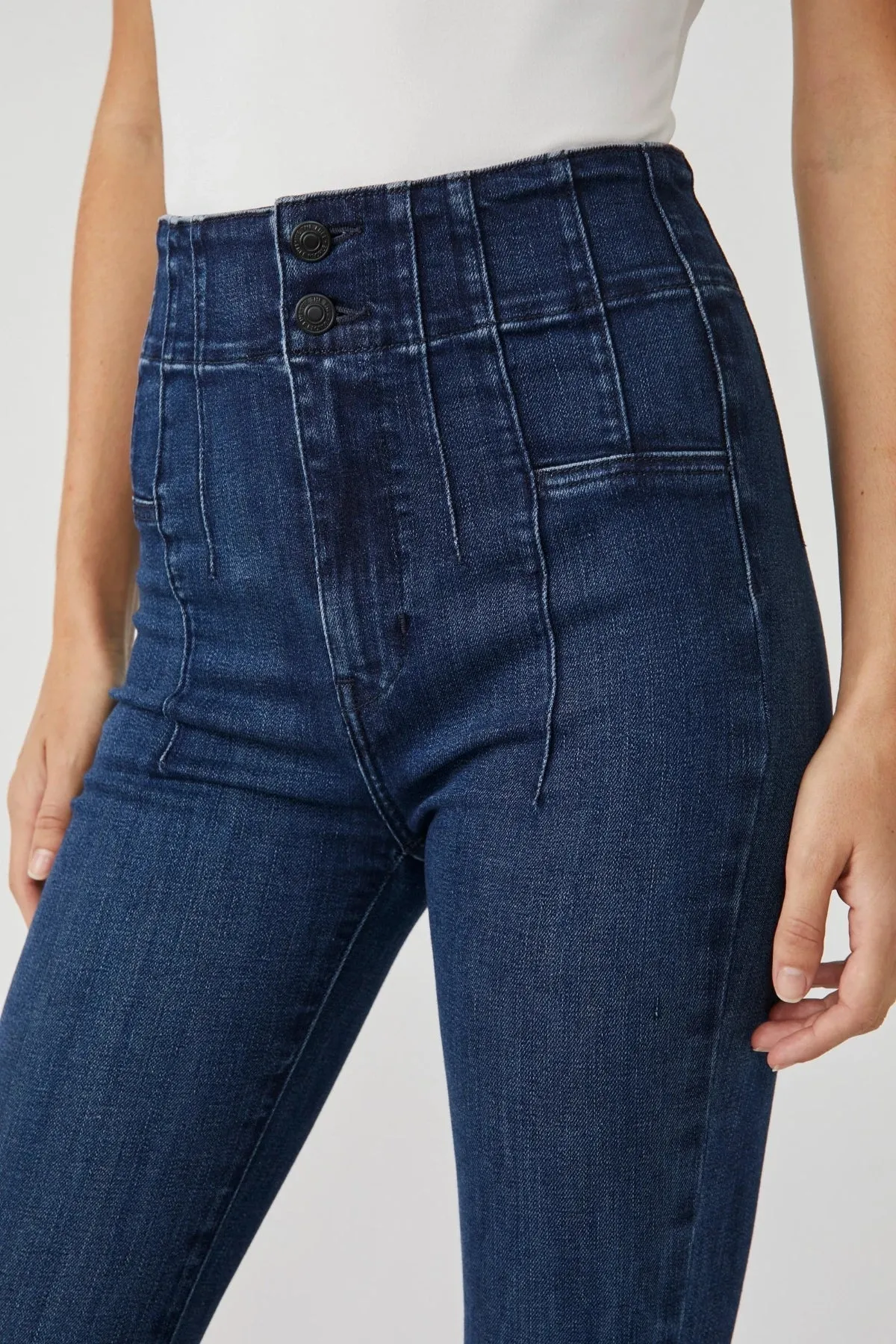 Free People Jayde Flare Denim Pants