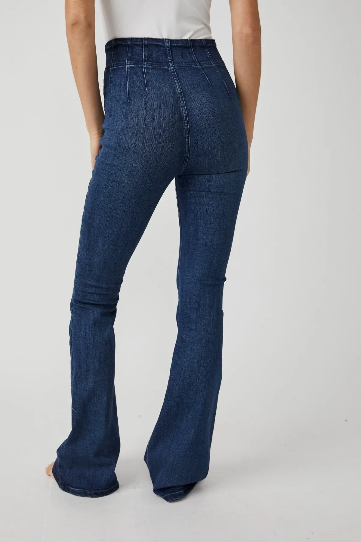 Free People Jayde Flare Denim Pants