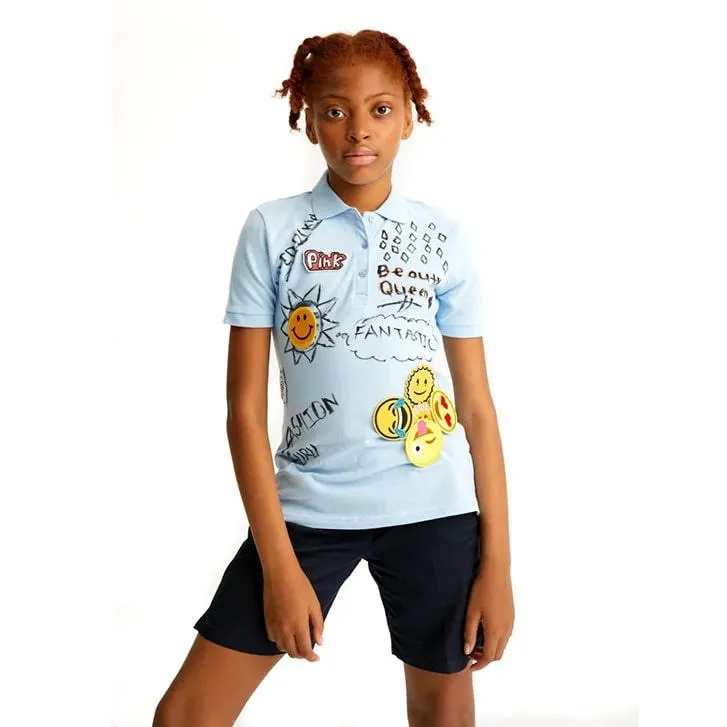 French Toast Girls School Uniform Pull-on Twill Shorts - Navy - SH9112