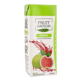 FRUIT NATION GUAVA NECTAR DRINK 200ML