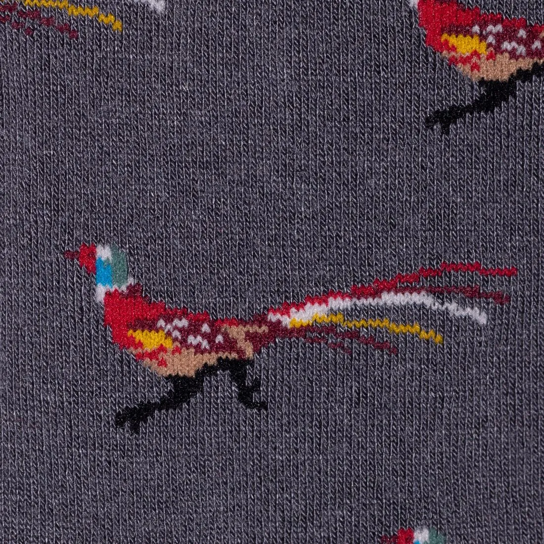 Grey Pheasant Bamboo Socks