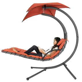 Hanging Curved Chaise Lounge Chair