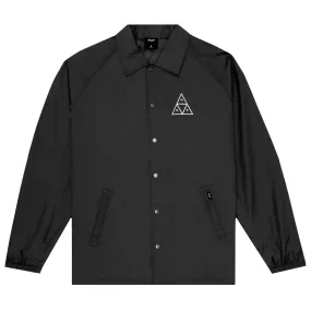 HUF ESSENTIALS COACHES JACKET BLACK