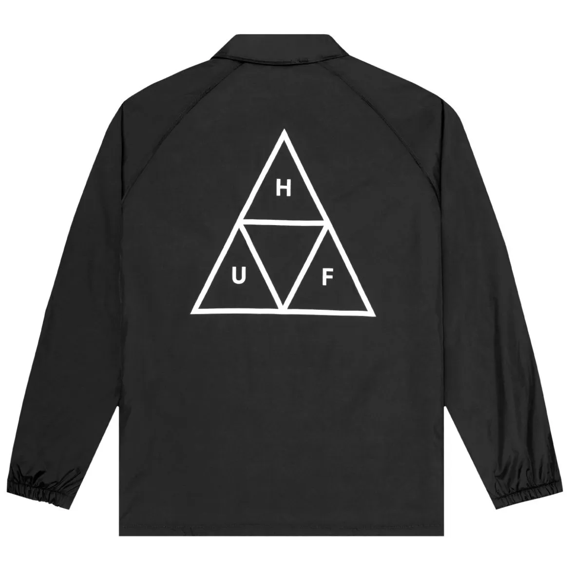 HUF ESSENTIALS COACHES JACKET BLACK