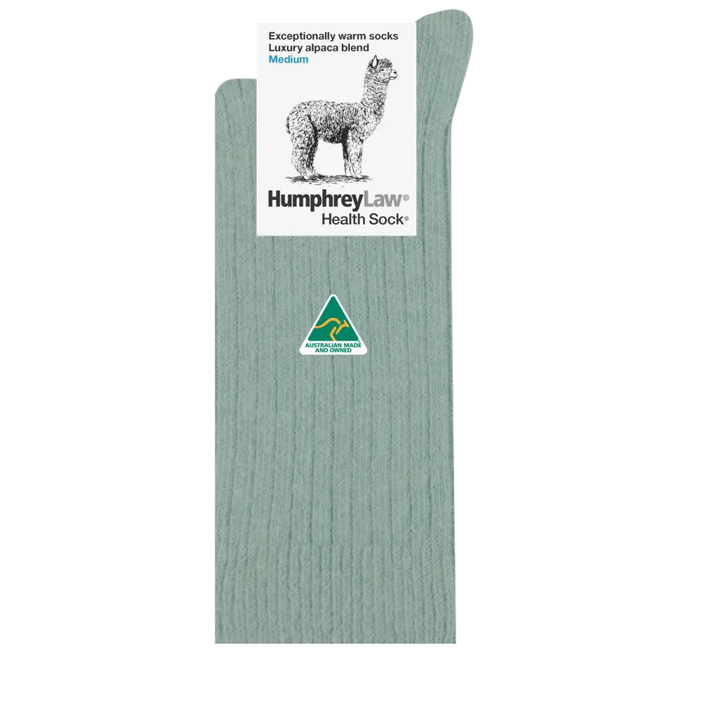 Humphrey Law Alpaca Health Sock - Lichen