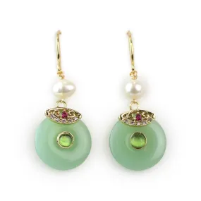 Jade Lucky Charm Earrings