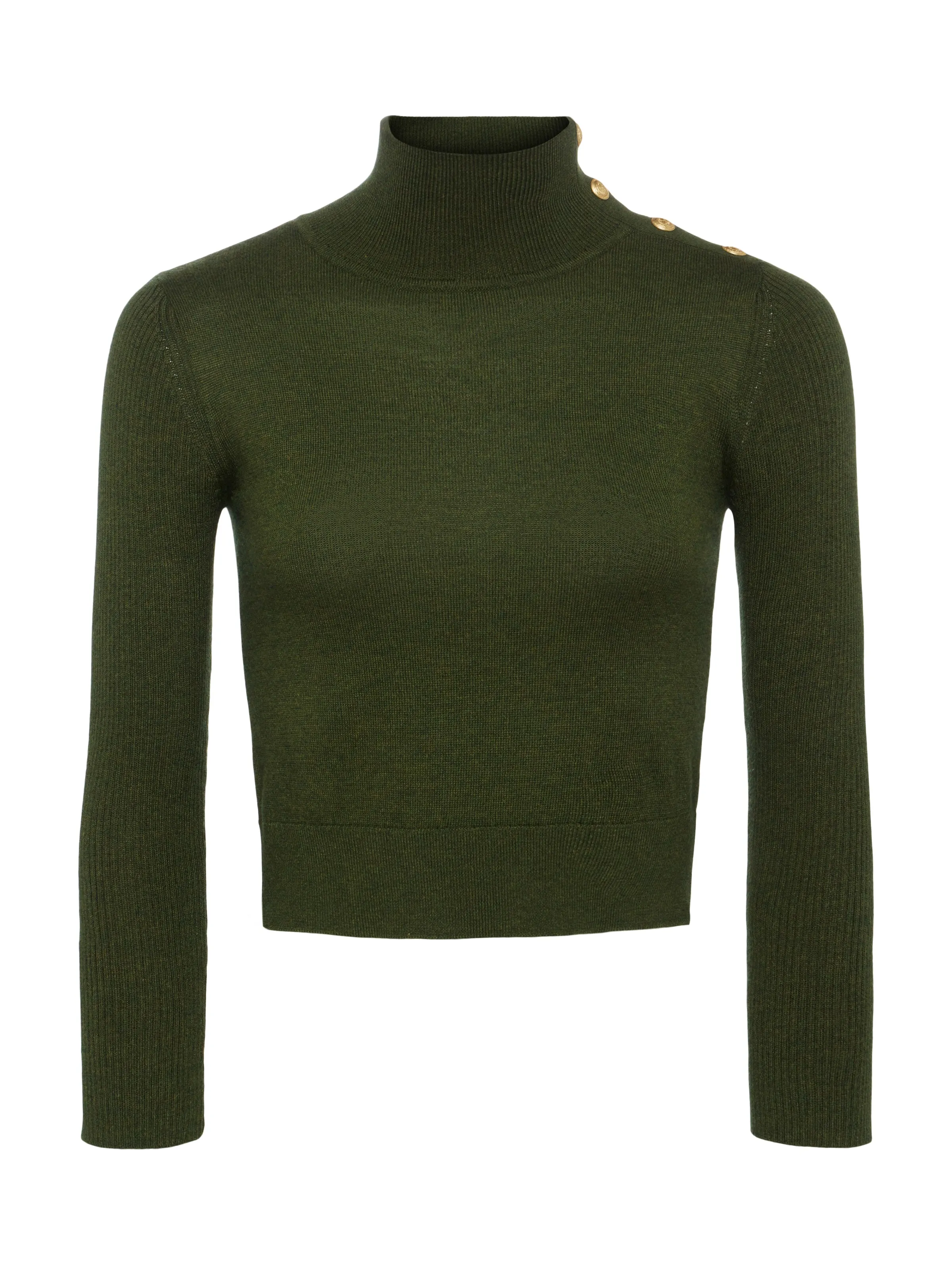 Kamdyn Cropped Turtleneck