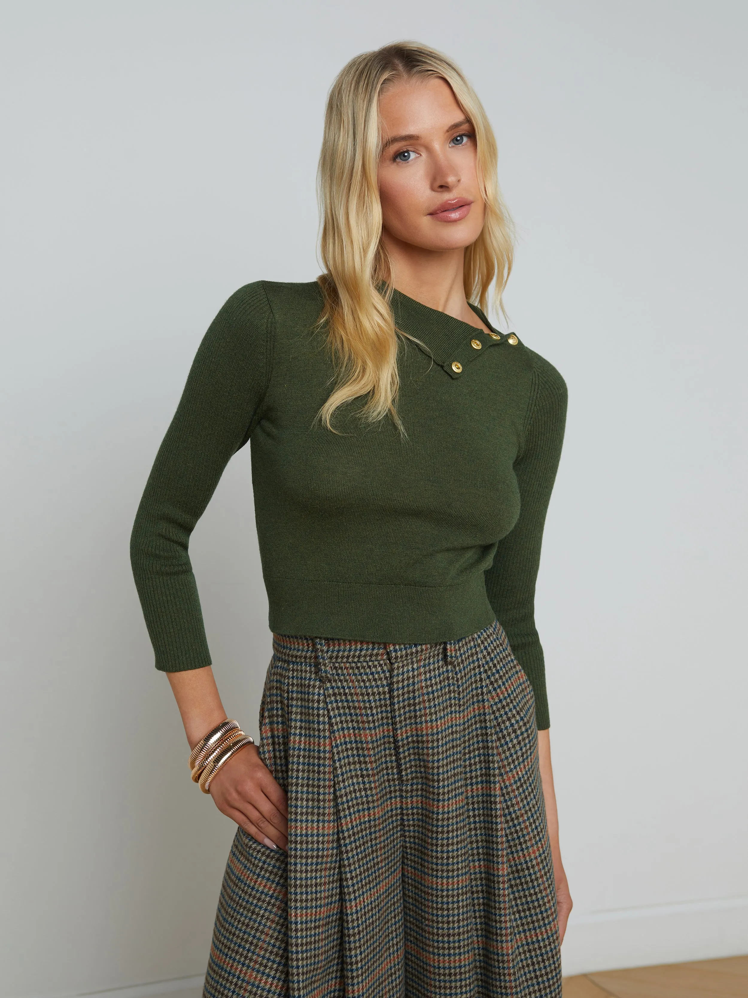 Kamdyn Cropped Turtleneck