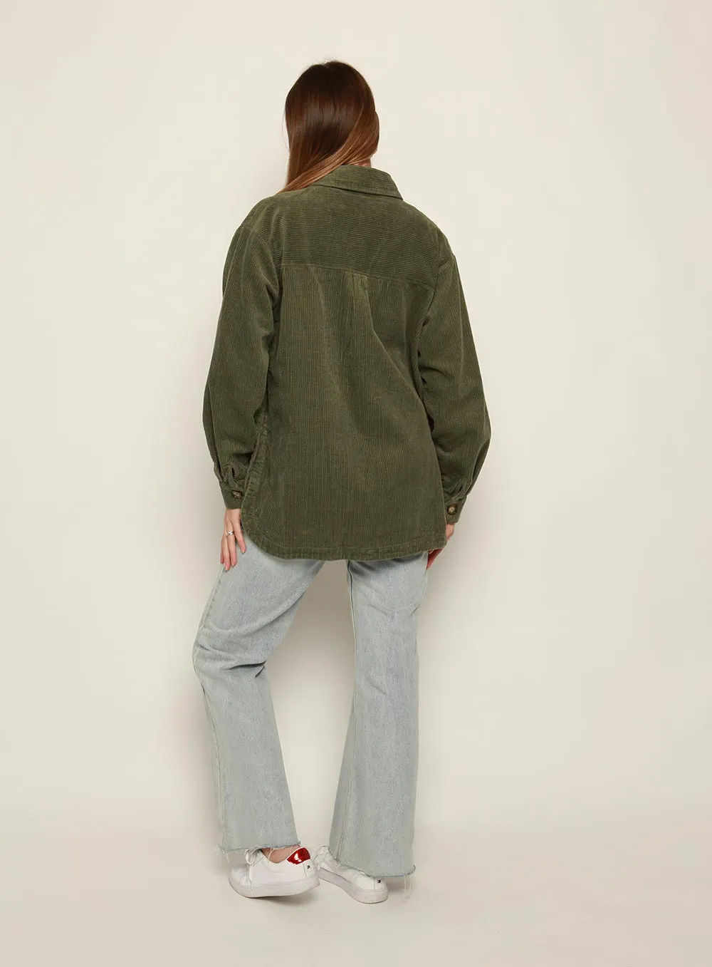 Keiren Cord Jacket-MOSS