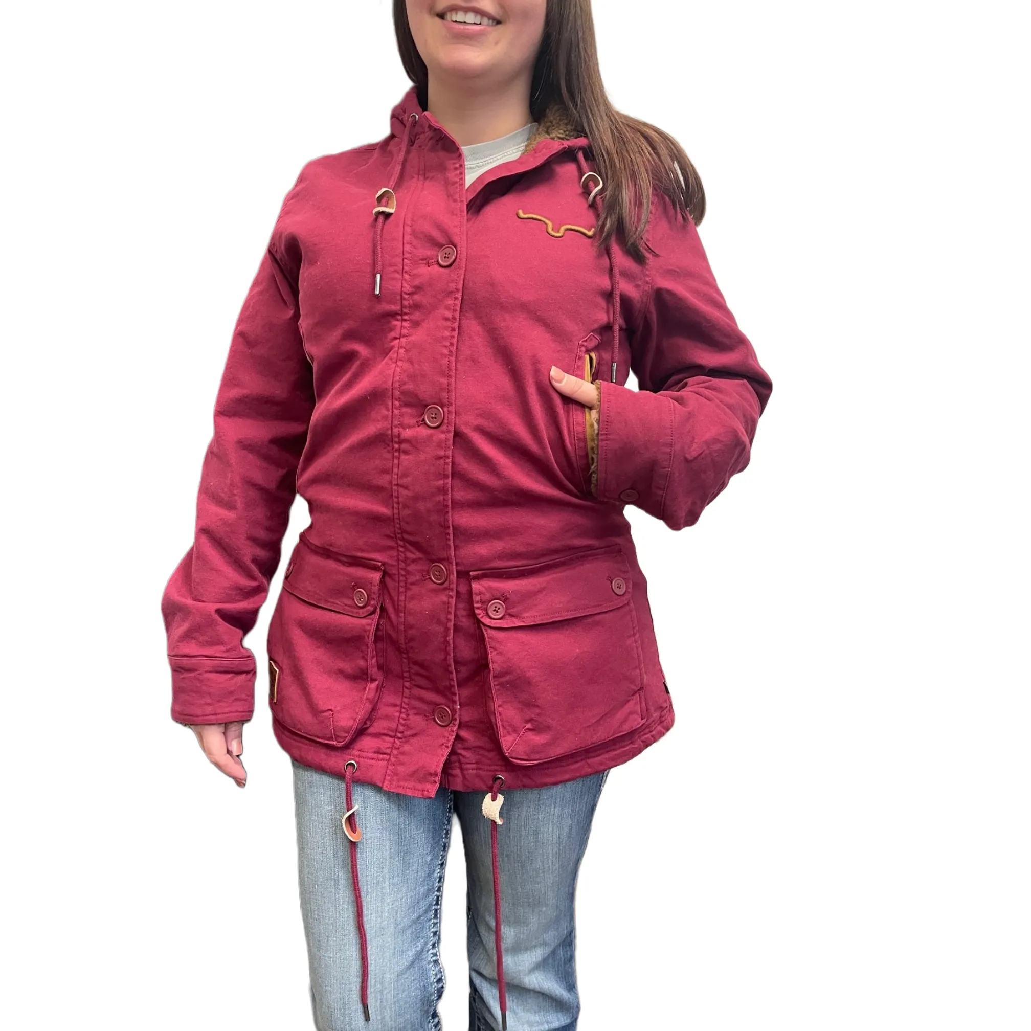 Kimes Ranch Ladies AWA Spice Red Jacket AWA-SP