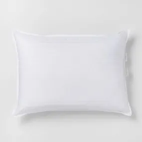 King Medium Firm Down Bed Pillow White - Casaluna