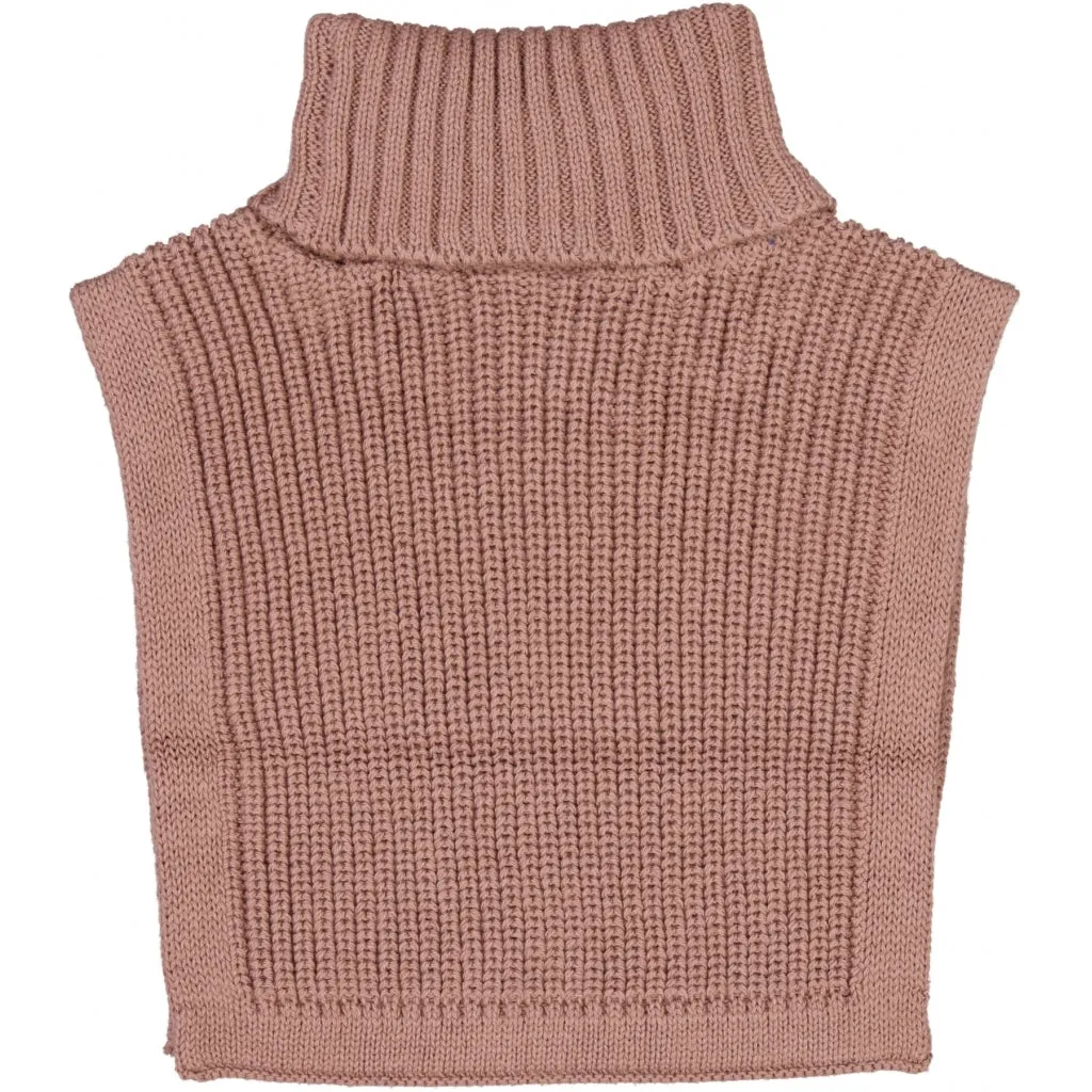 Knitted Neckwarmer Zaza - powder brown