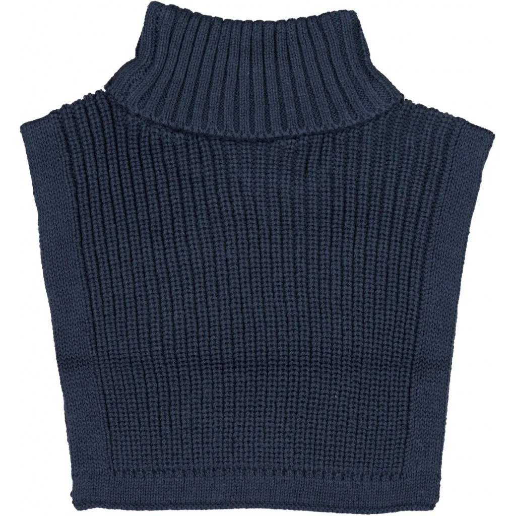 Knitted Neckwarmer Zaza - sea storm