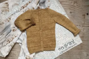 Knitting pattern for Baby Cardigan En Avant!