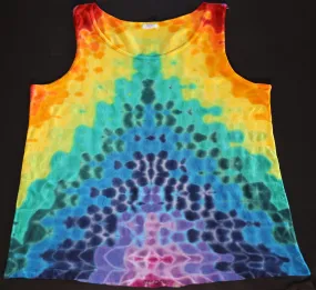 Large Heatwave.V6-a Tie Dye on a Comfort Colors Ringspun Cotton Tank Top *Doh! Scratch and Dent Special Read Description