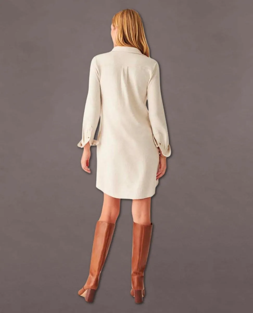 Legend Shirt Dress Off White