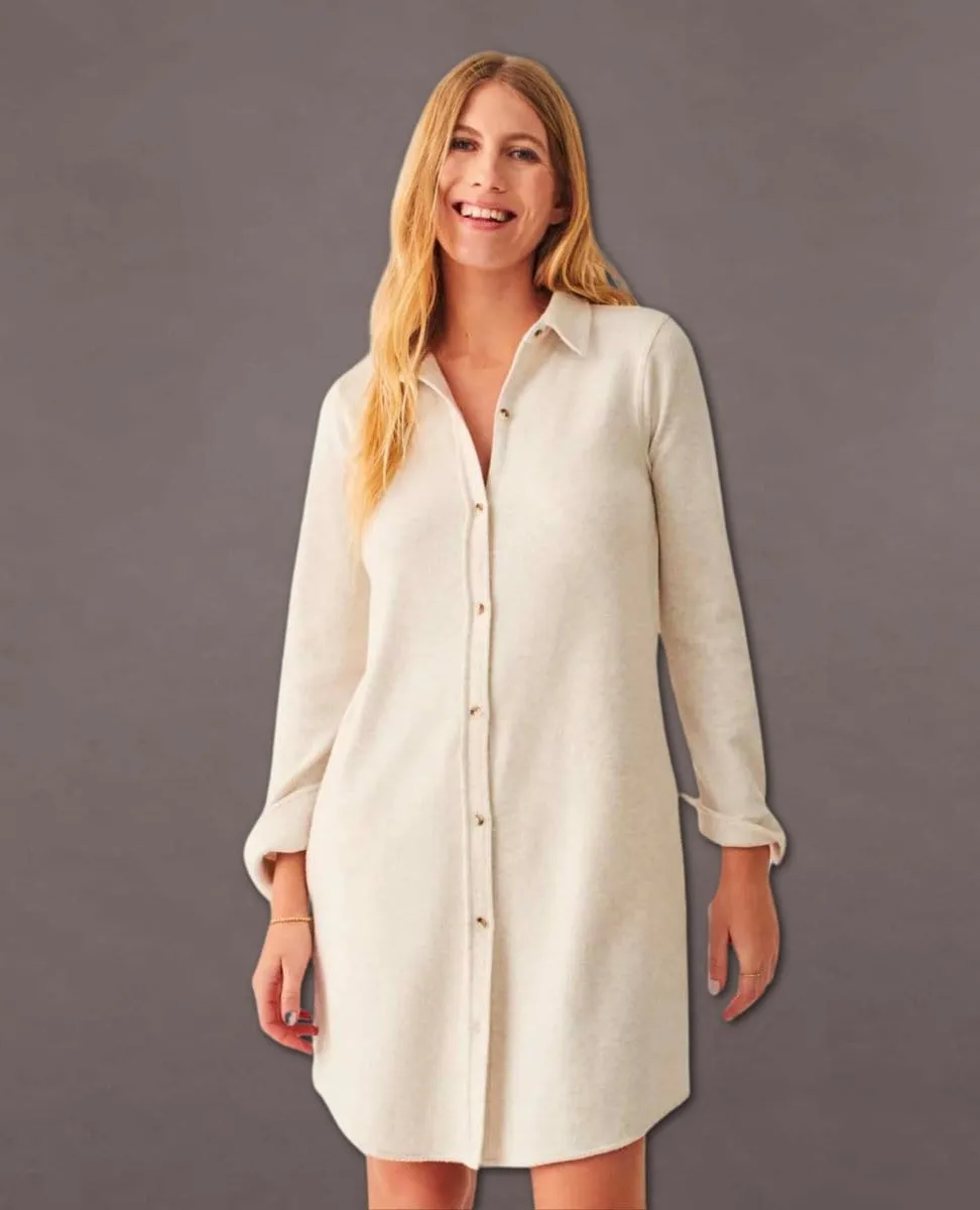 Legend Shirt Dress Off White