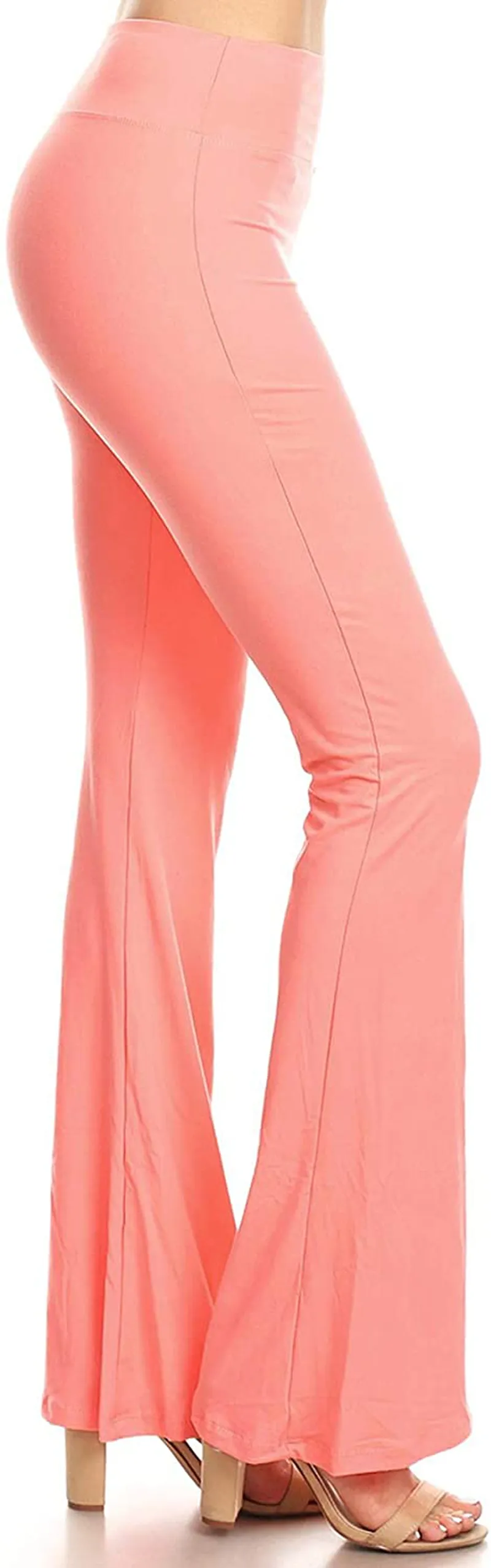 Leggings Depot Women's Flared Casual, Work, Lounge Palazzo Pants-Wide Leg