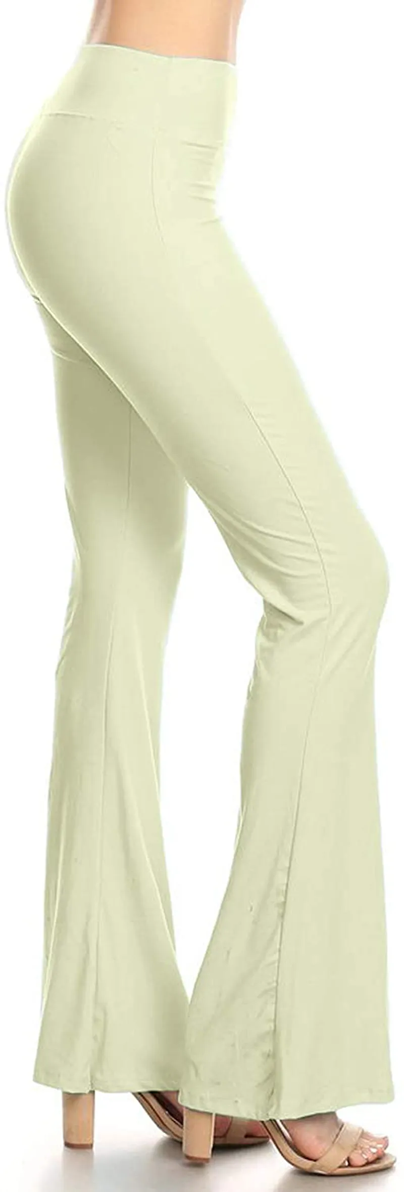 Leggings Depot Women's Flared Casual, Work, Lounge Palazzo Pants-Wide Leg