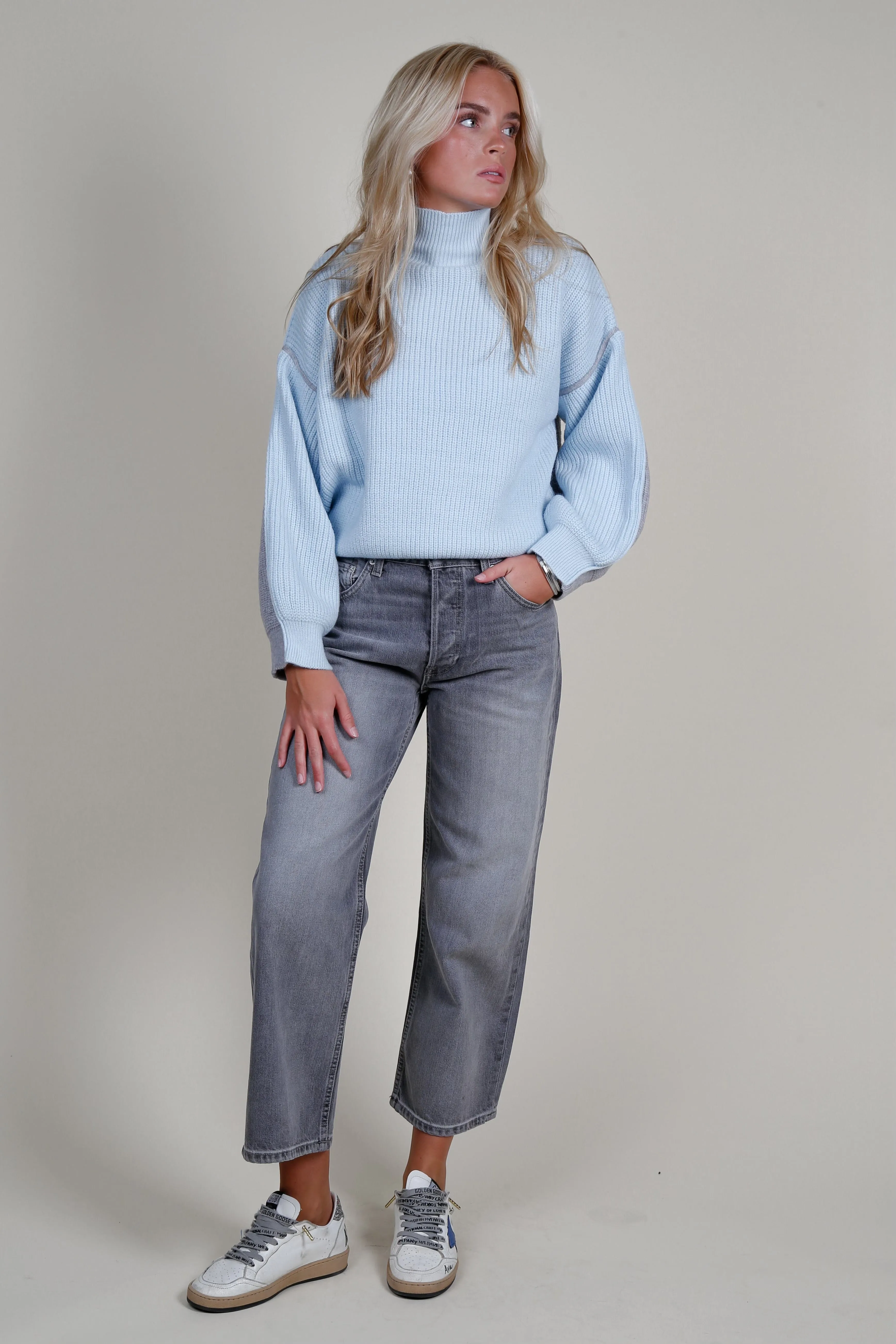 LINE & DOT | Katy Sweater - Blue\Gray