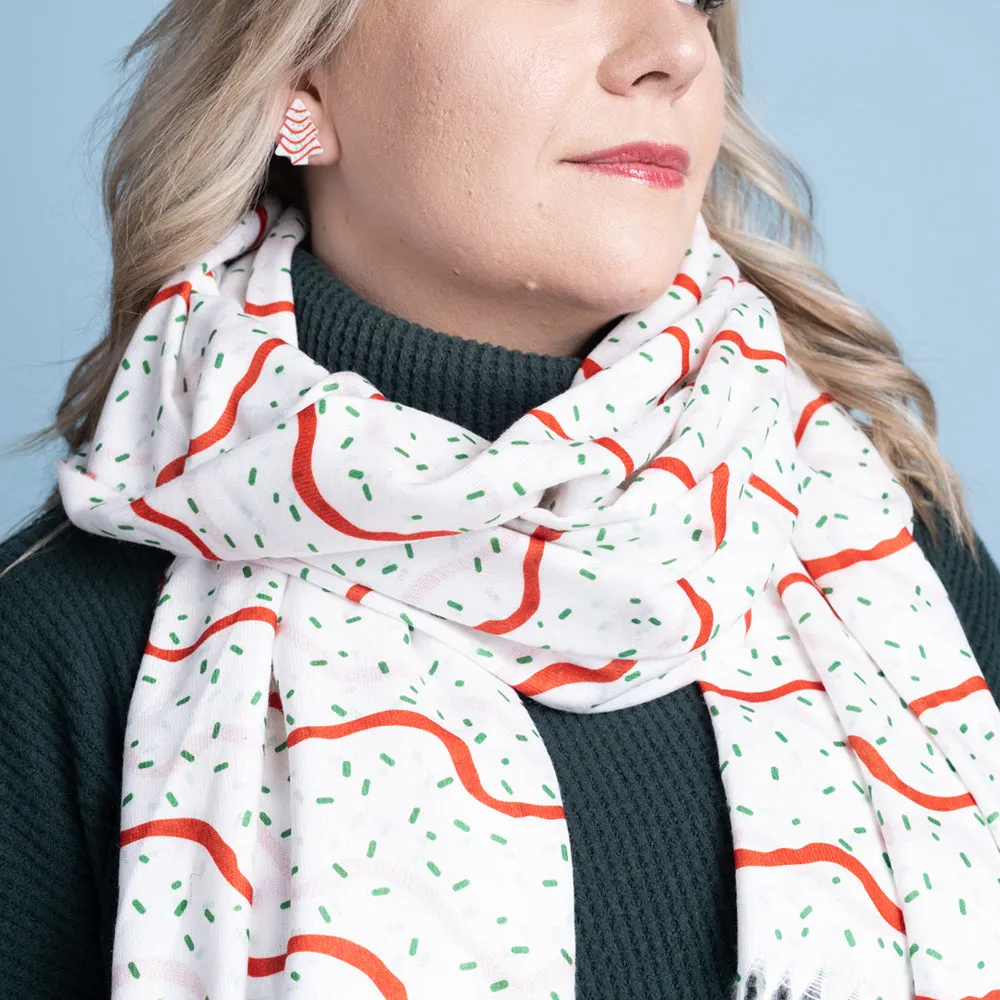 Little Debbie® Christmas Tree Cake Scarf