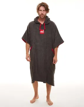 Men's Towelling Change Robe - Grey