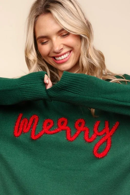 Merry Metallic Sweater Tops - 2 Colors!