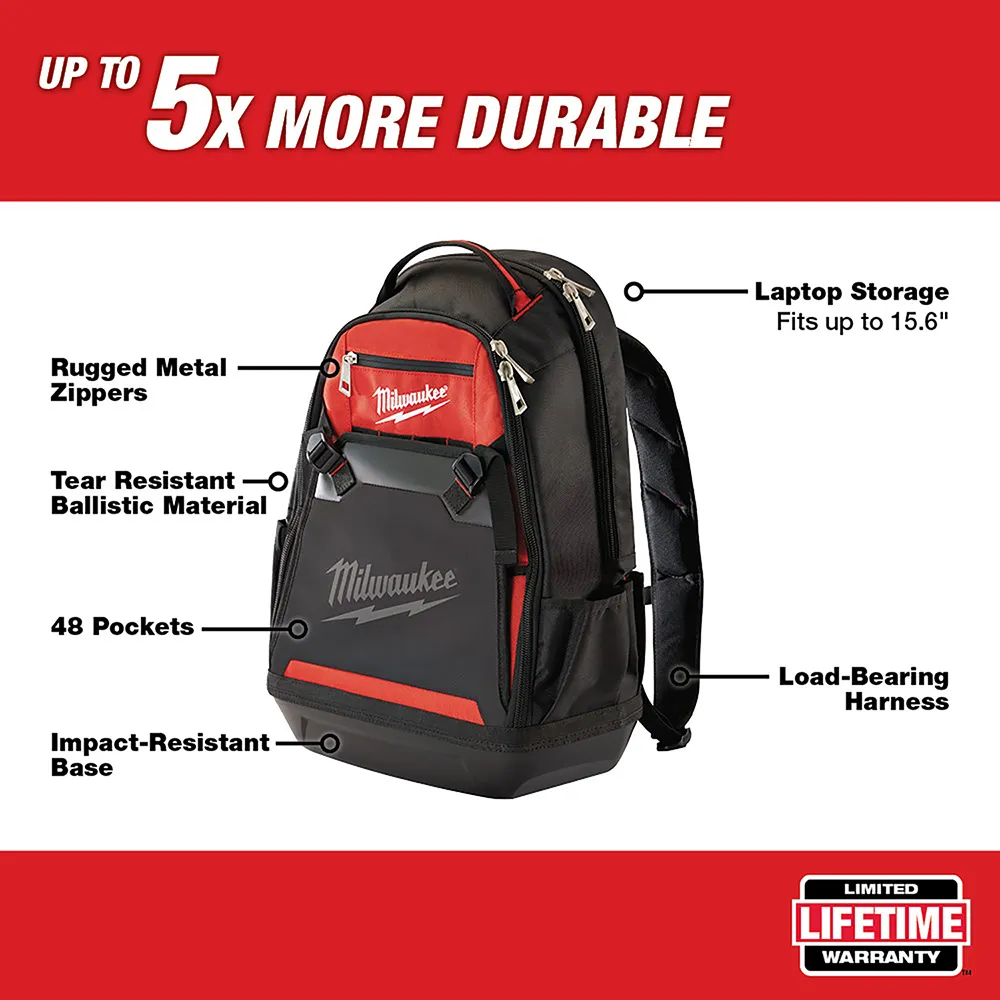 Milwaukee 35 Pocket Jobsite Backpack