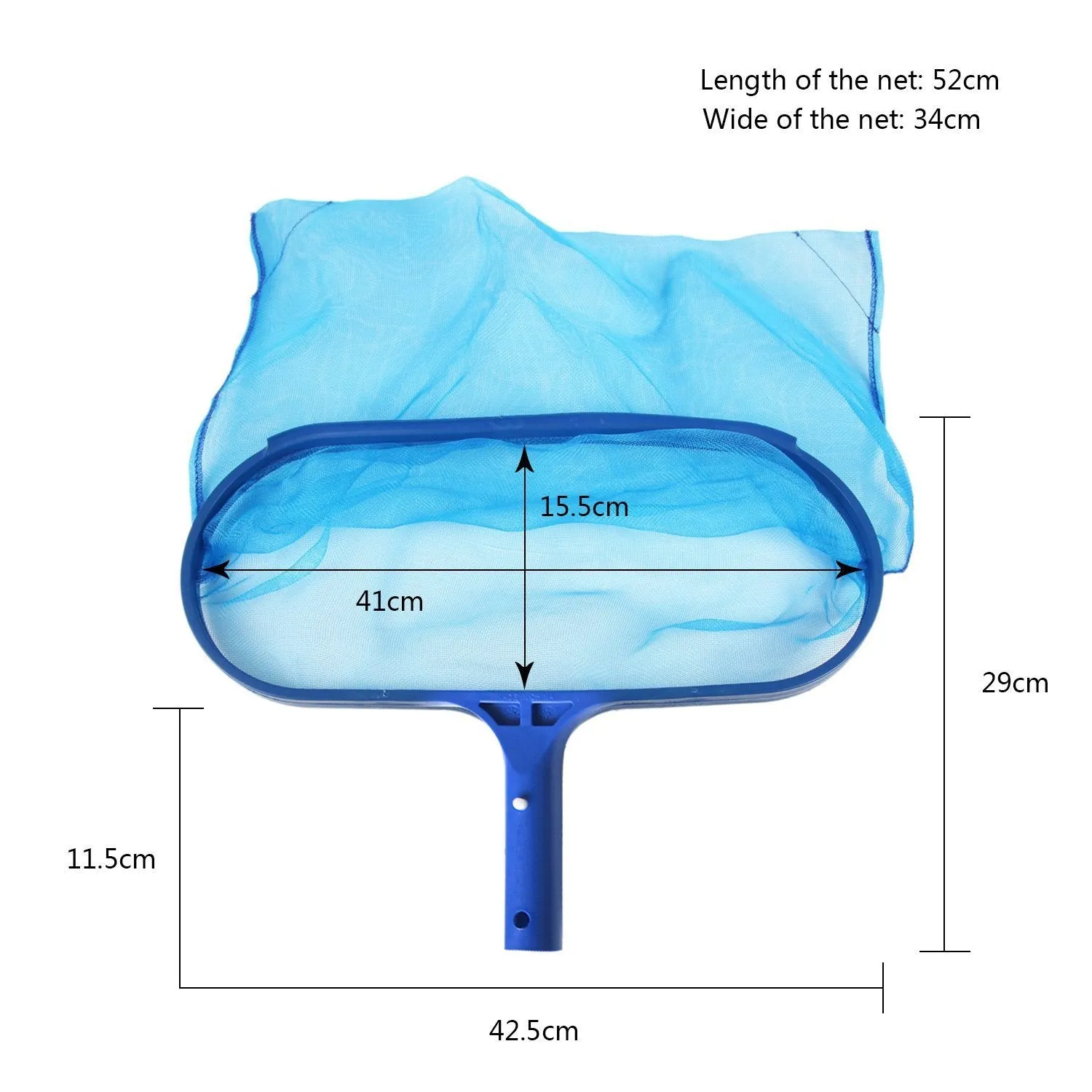 MIZUKIT Swimming Pool Net, Pond Leaf Cleaning Skimmer Net, Micro-Mesh Pool Skimmer Net Fits All Standard Pole for Removing Swimming Pool Leaves and Debris