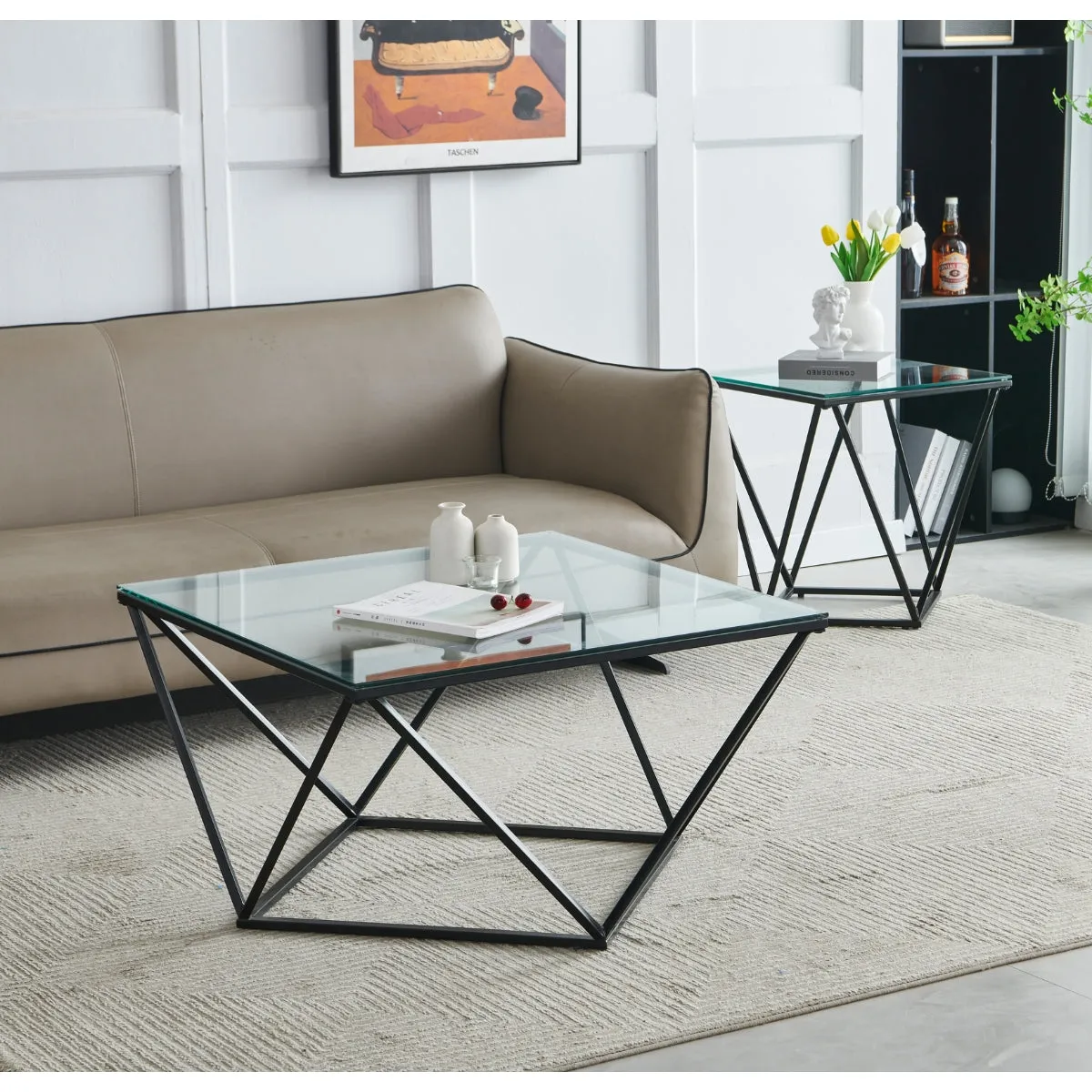 Modern Geometric Coffee Table