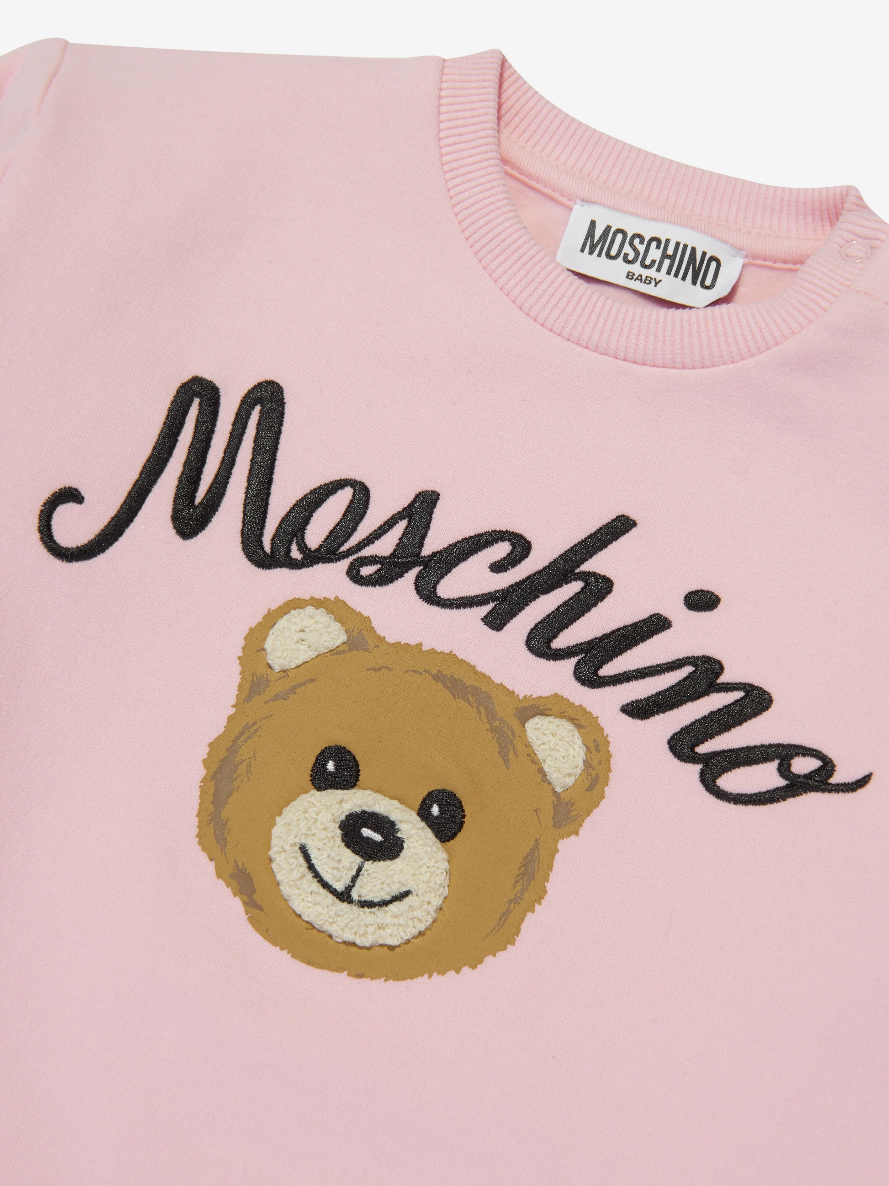 Moschino Baby Girls Sweater Dress in Pink