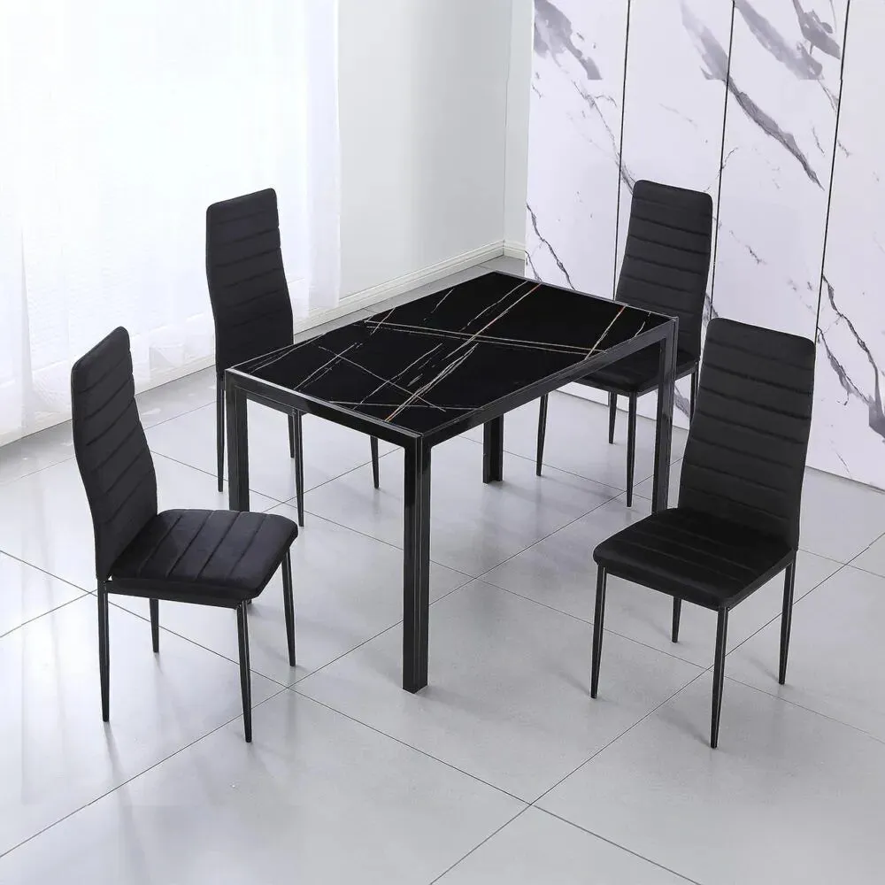 MW34 MW39 Minimalistic Glass Dining Set 1   4